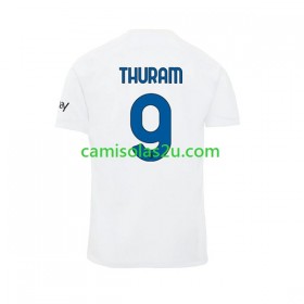 Camisolas de futebol Inter de Milão Marcus Thuram 9 Equipamento Alternativa 2023/24 Manga Curta
